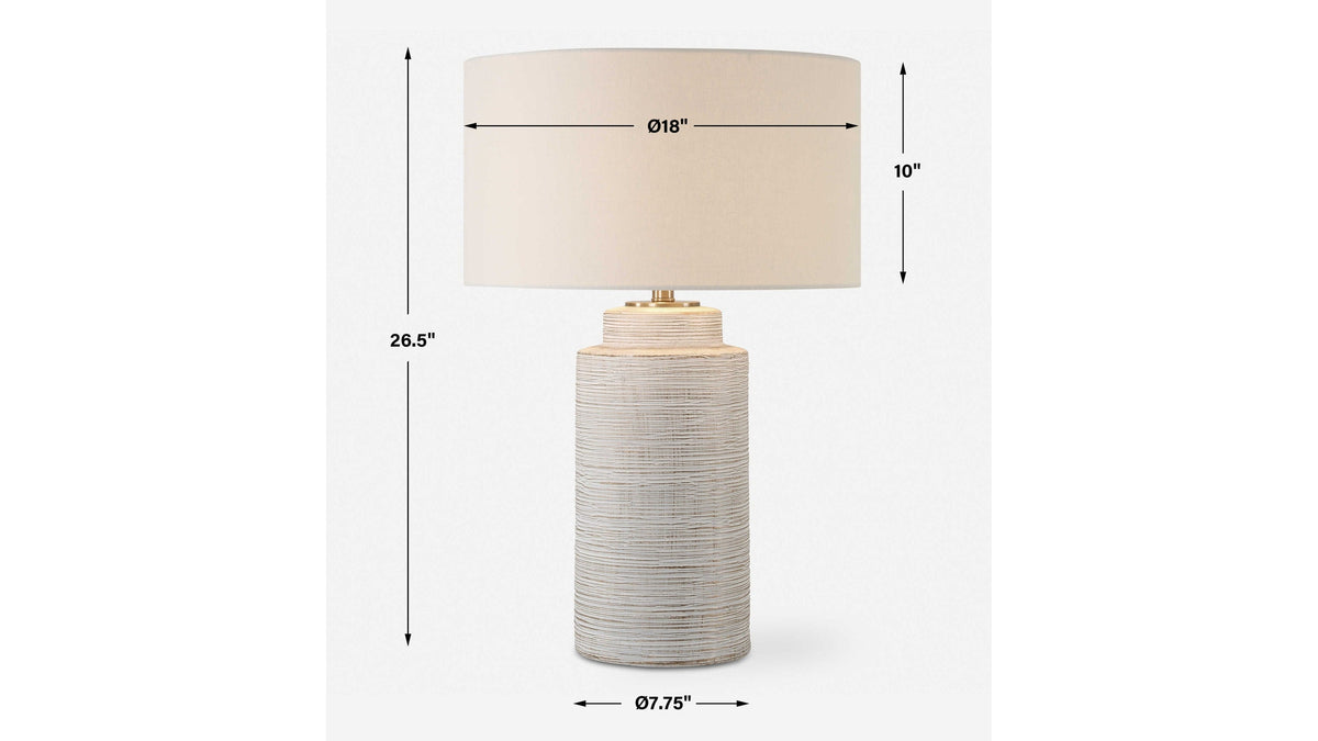 Crimp - Ribbed Table Lamp