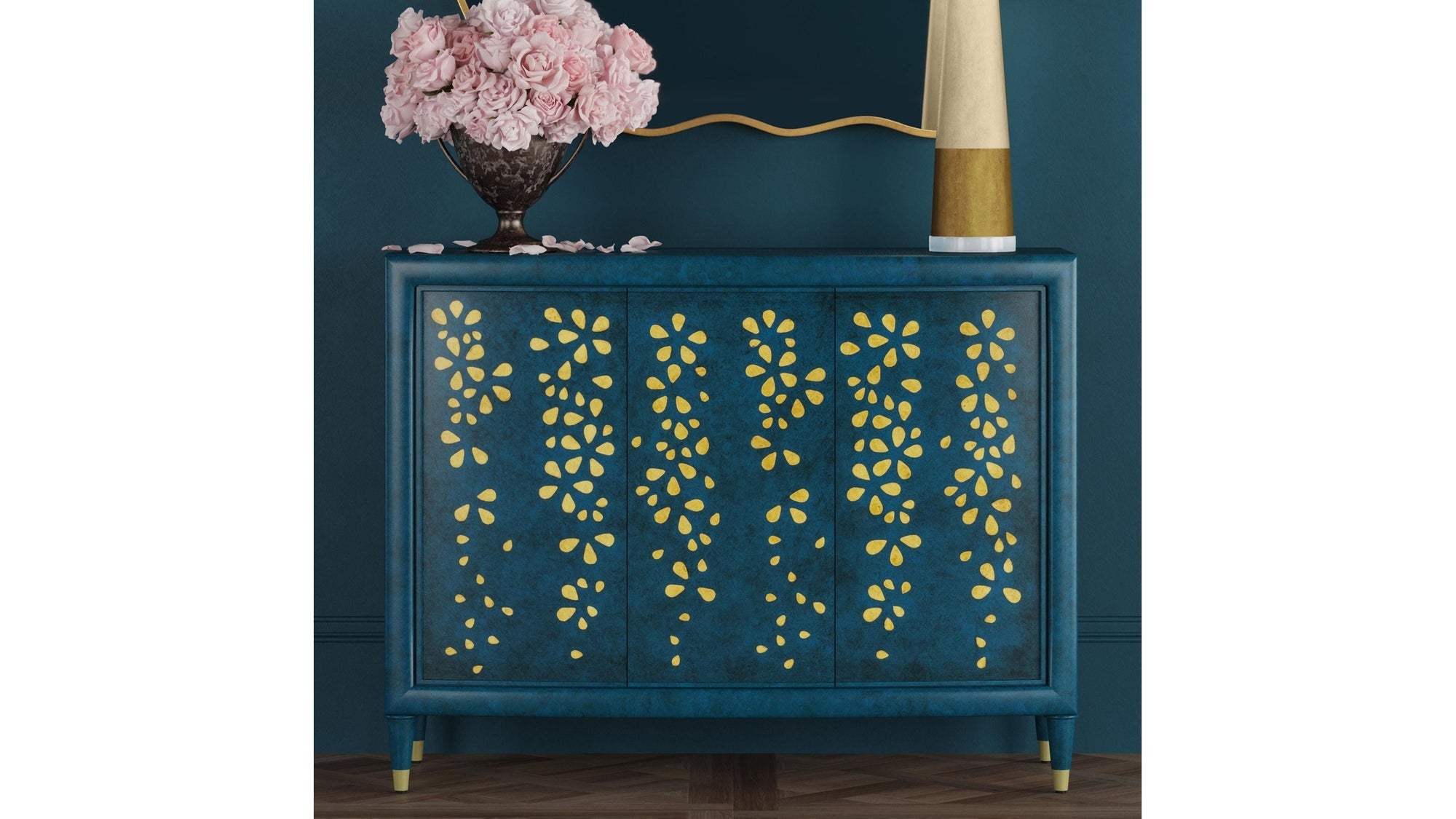 Argento - Hall Cabinet - Antique Blue