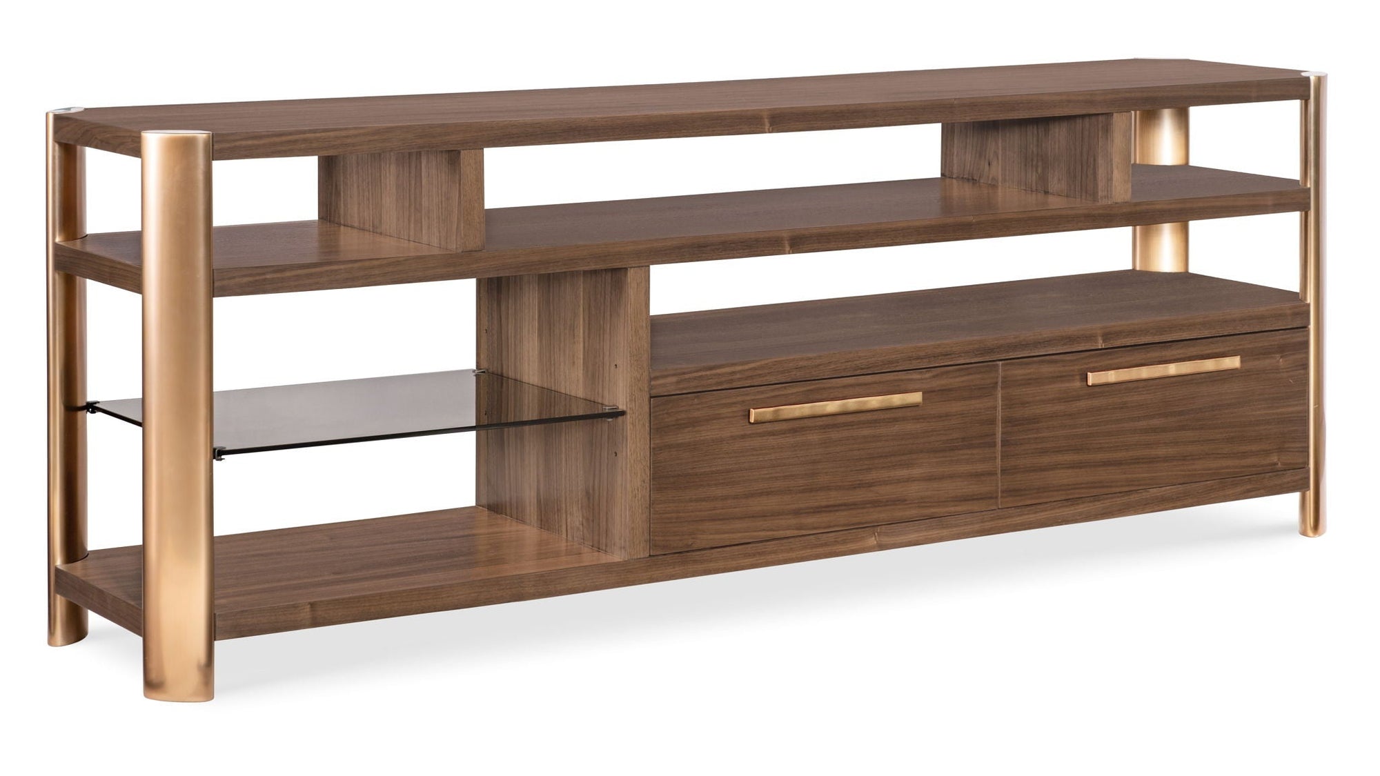 Eleana - Entertainment Console - Medium Wood