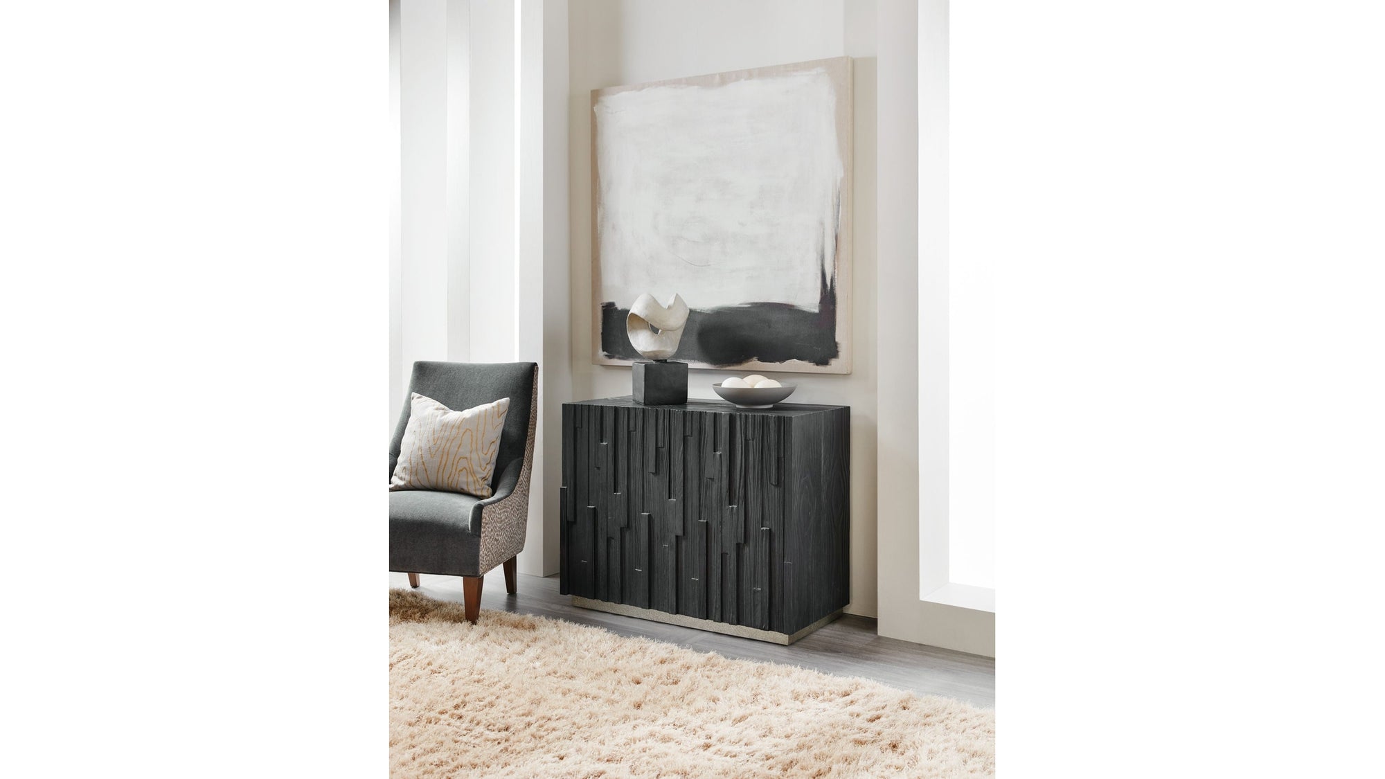 Chapman - Shou Sugi Ban Accent Chest - Black