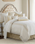 Hollywood - Queen Comforter Set (Set of 4) - White / Cream