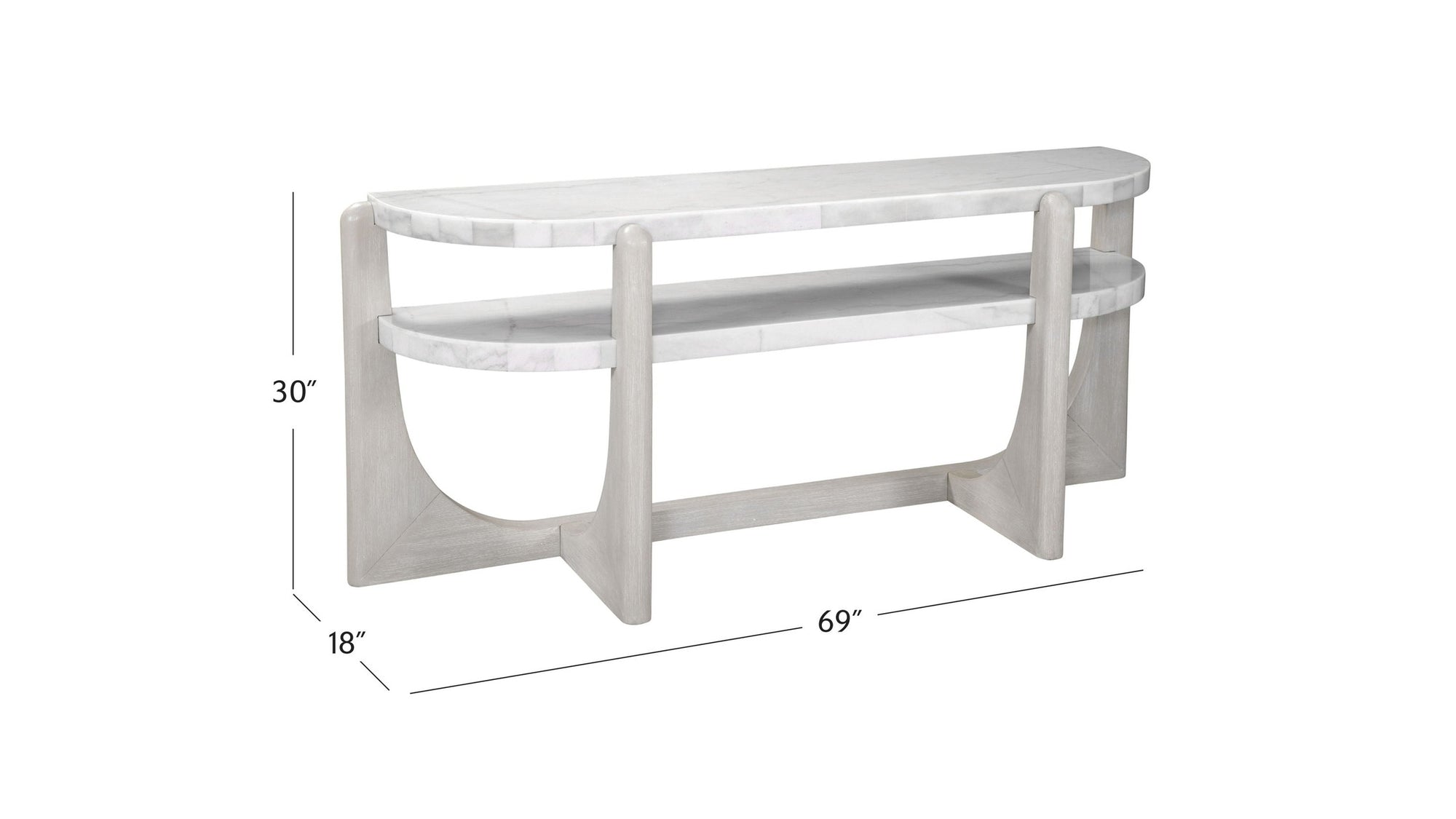Gavin - Console - White