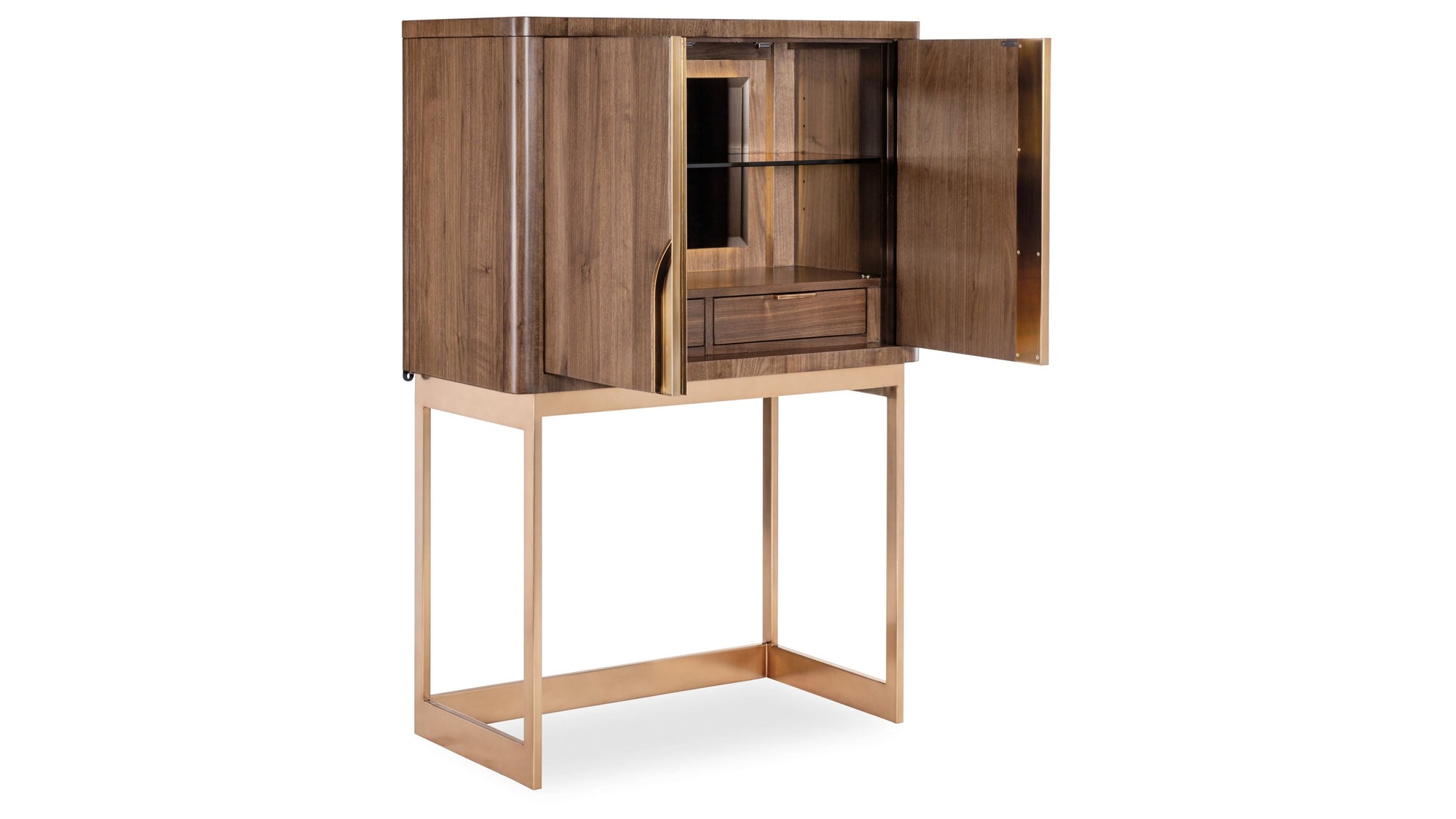 Eleana - Bar On Stand - Medium Wood