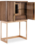 Eleana - Bar On Stand - Medium Wood