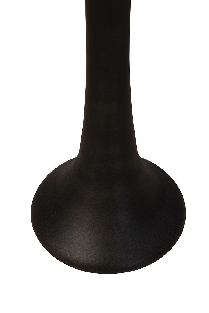 Trumpet - Martini Table - Silver / Black