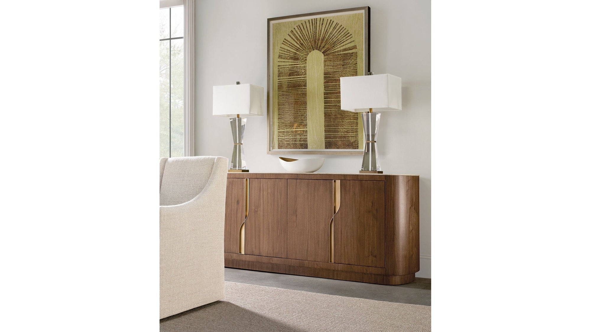 Eleana - Credenza - Medium Wood