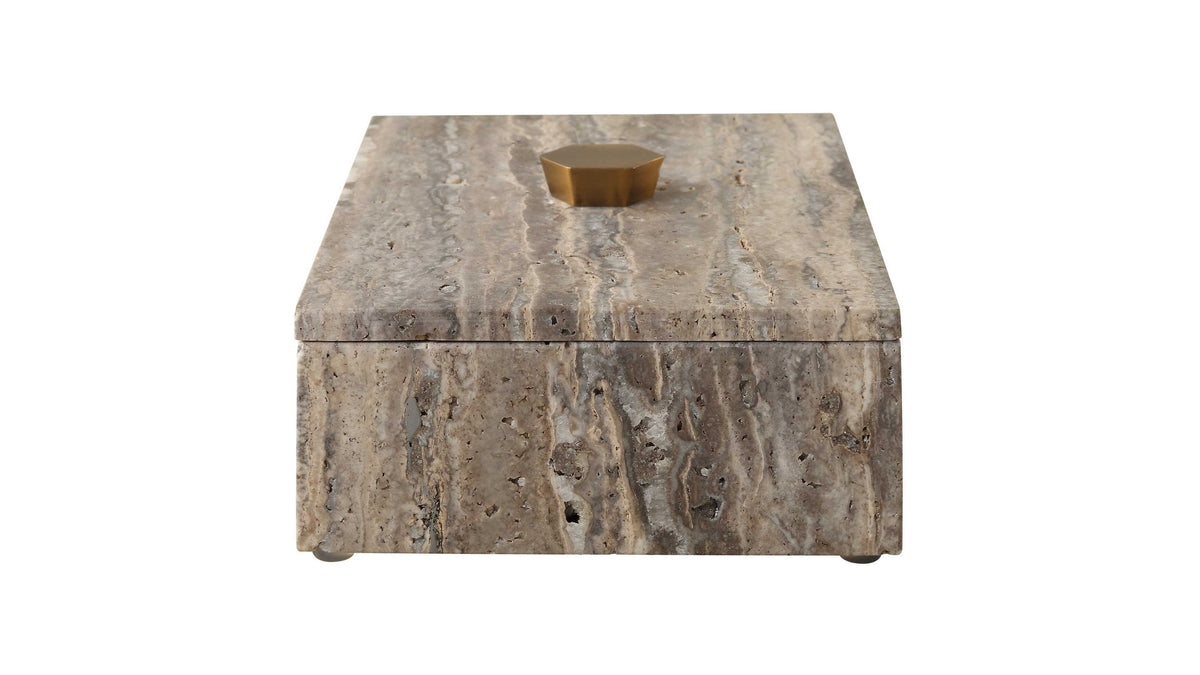 Griseus - Travertine Stone Box