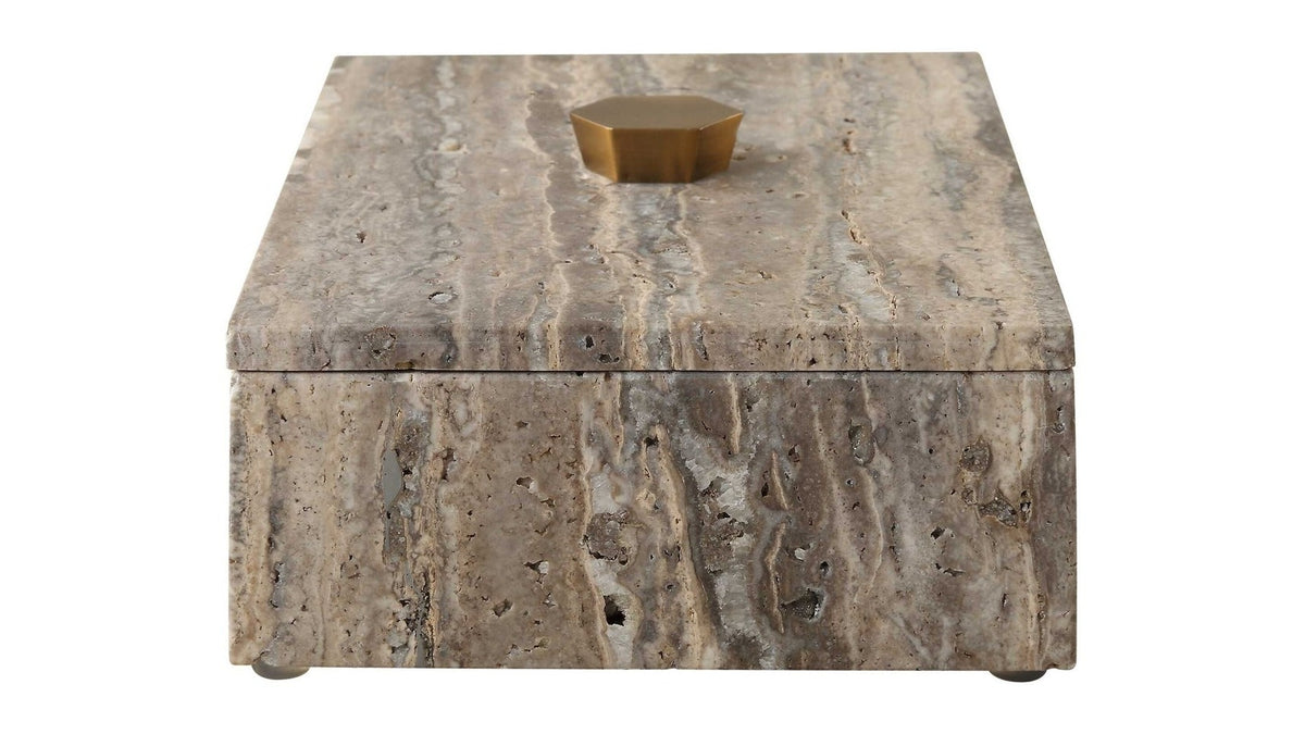 Griseus - Travertine Stone Box