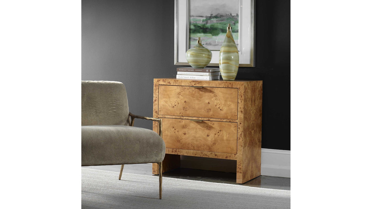 Indus - 2 Drawer Chest - Burl