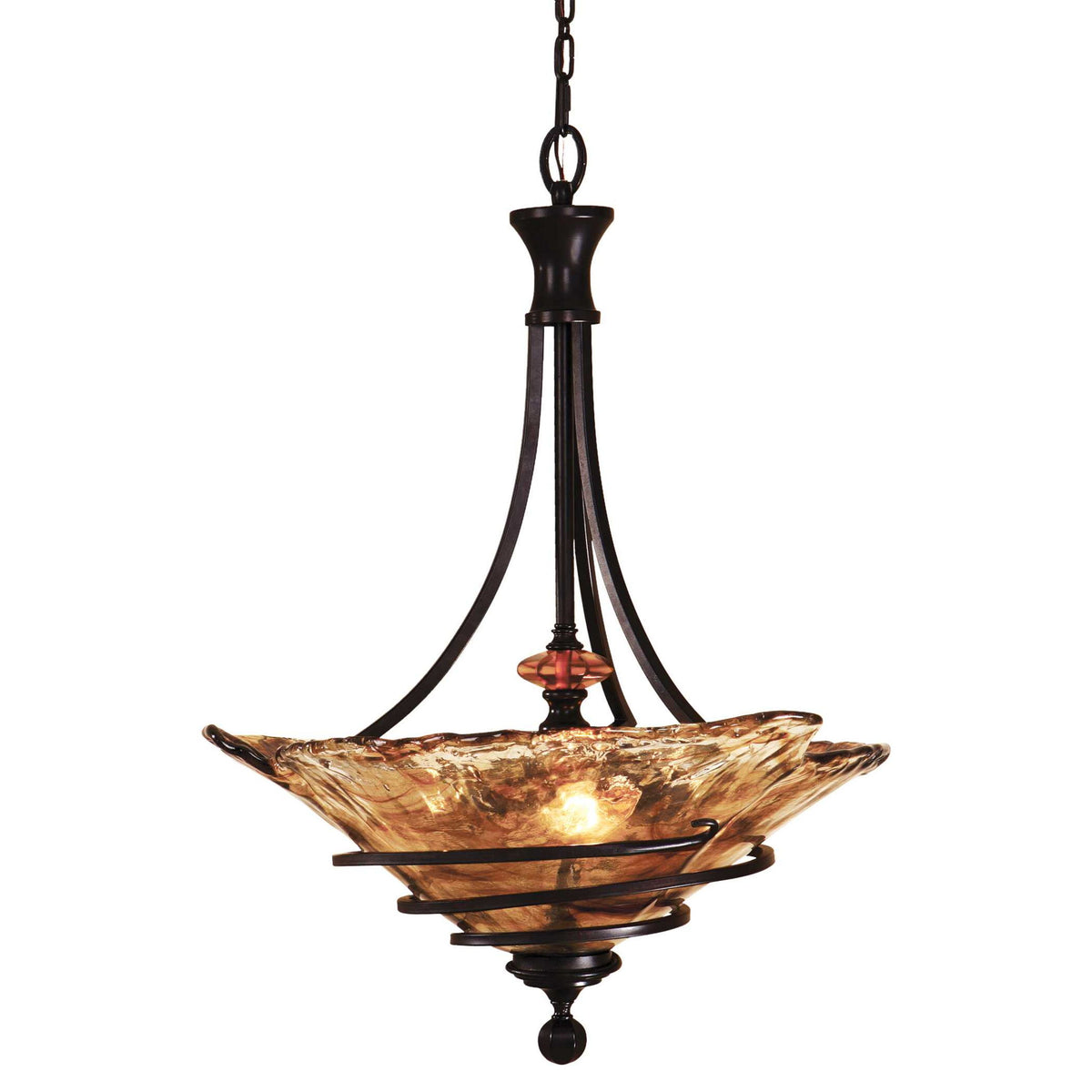 Vitalia - 3 Light Pendant - Oil Rubbed Bronze