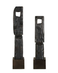 Cipher - Wood Totems (Set of 2) - Black