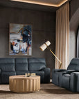 MS - Riverton Power Sofa With Power Headrest And Lumbar
