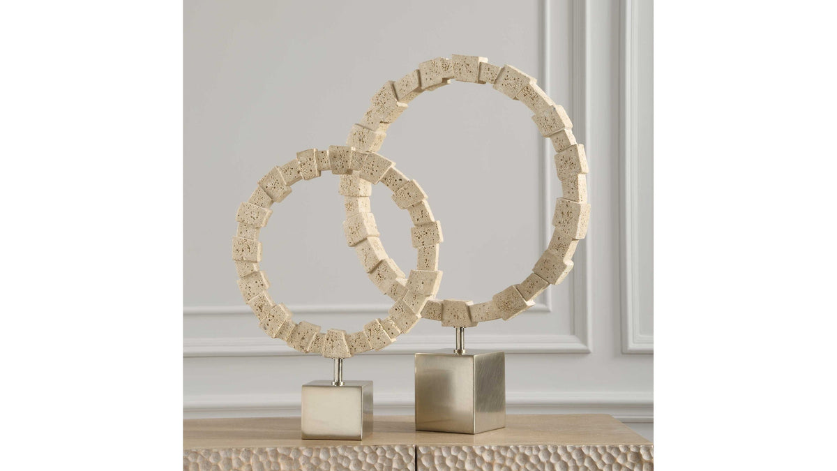 Ivory Fusion - Stone Rings (Set of 2)