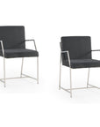 Polygon - Dining Chair Set of 2 - Gray