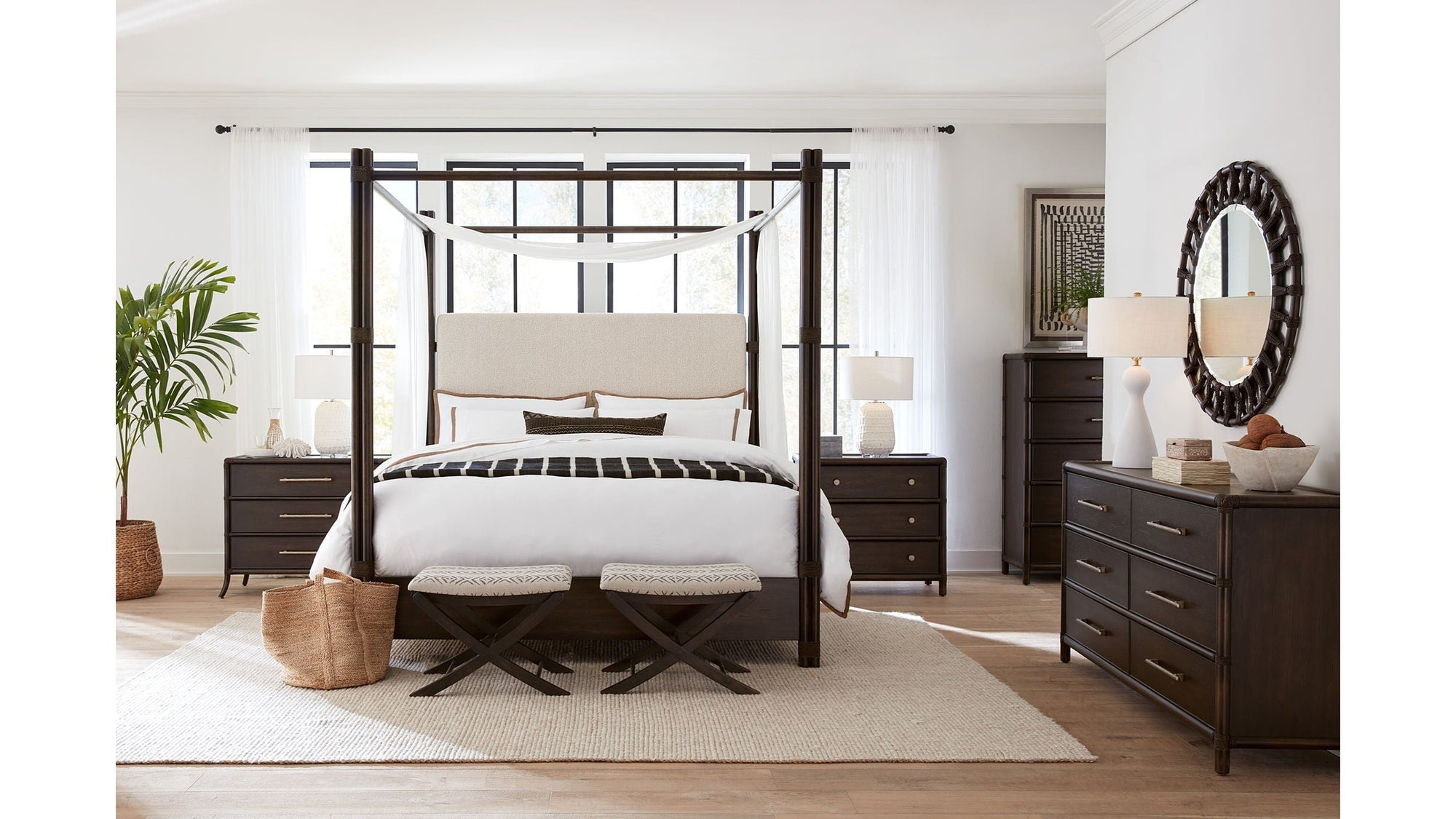 Retreat - Pole Rattan Dresser