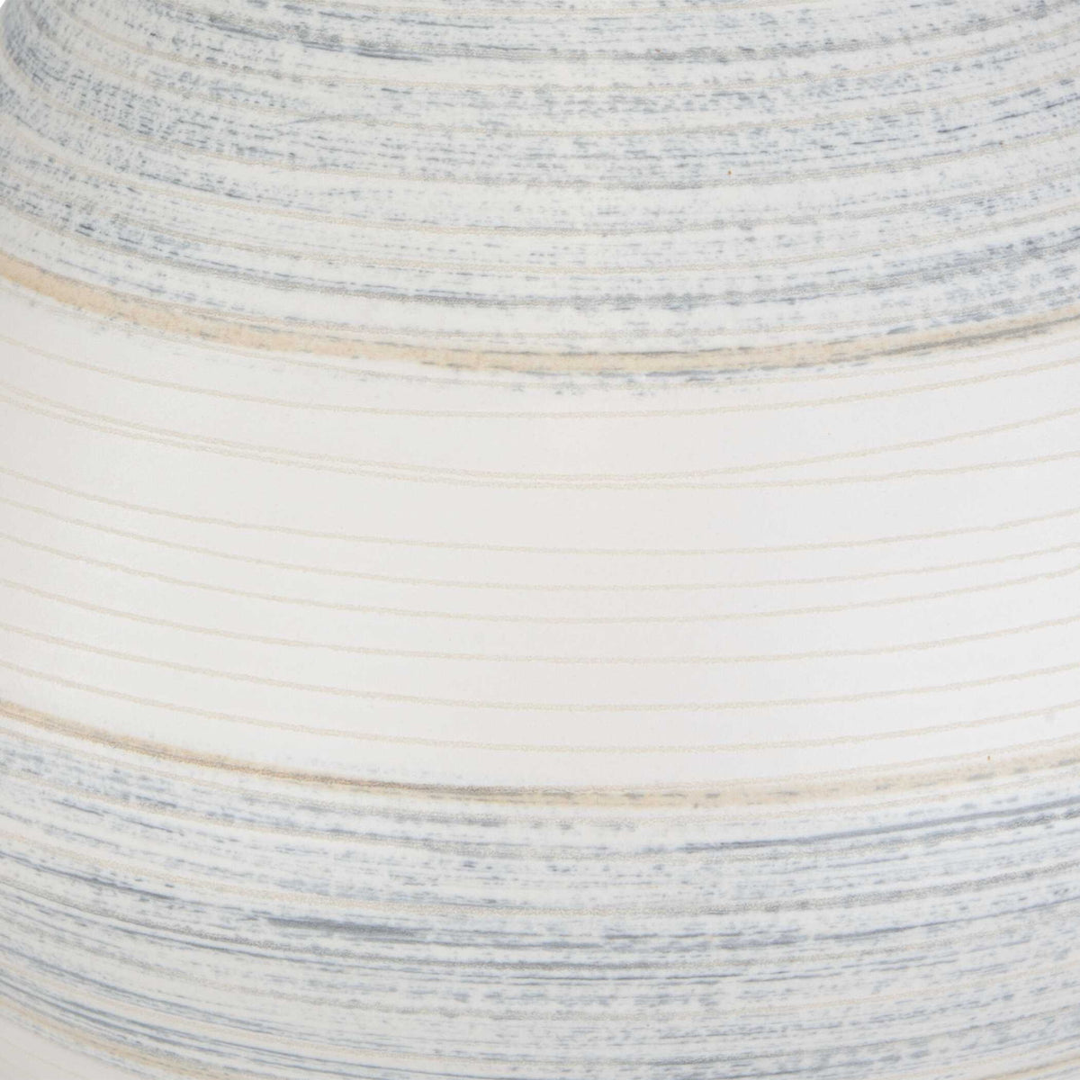 Potter - Table Lamp - Striped Ivory Blue