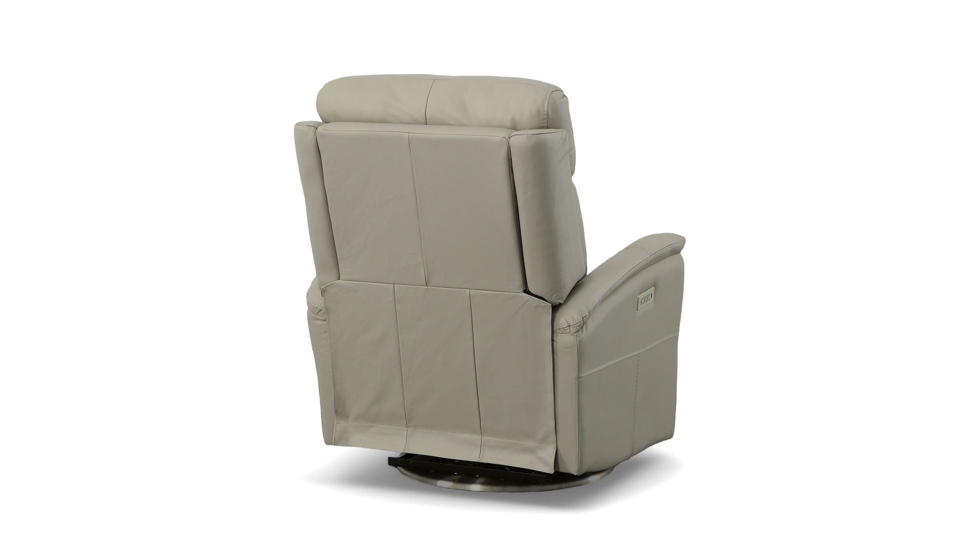 View - Power Swivel Recliner With Power Headrest