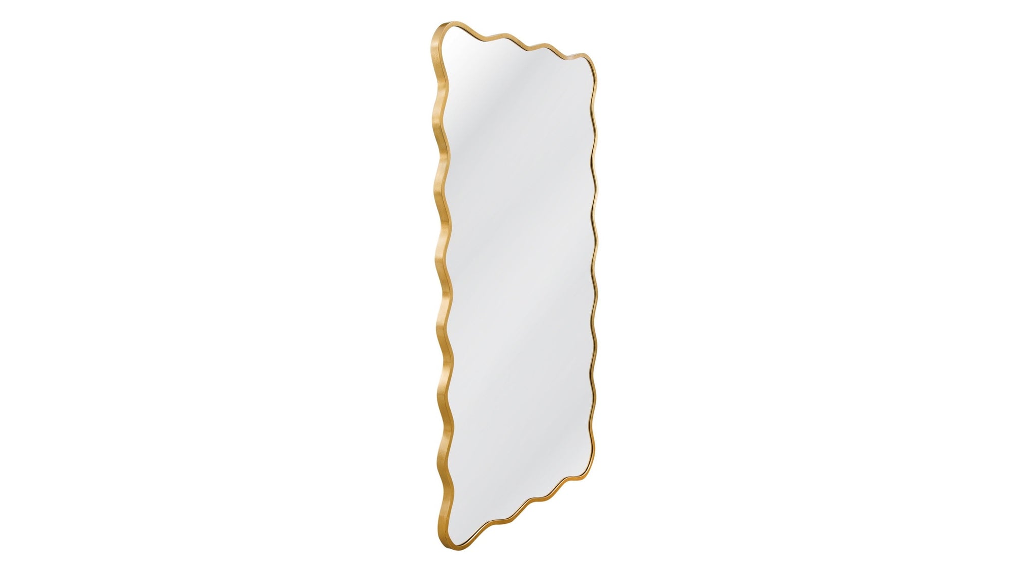 Freya - Floor Mirror - Antique Gold Leaf