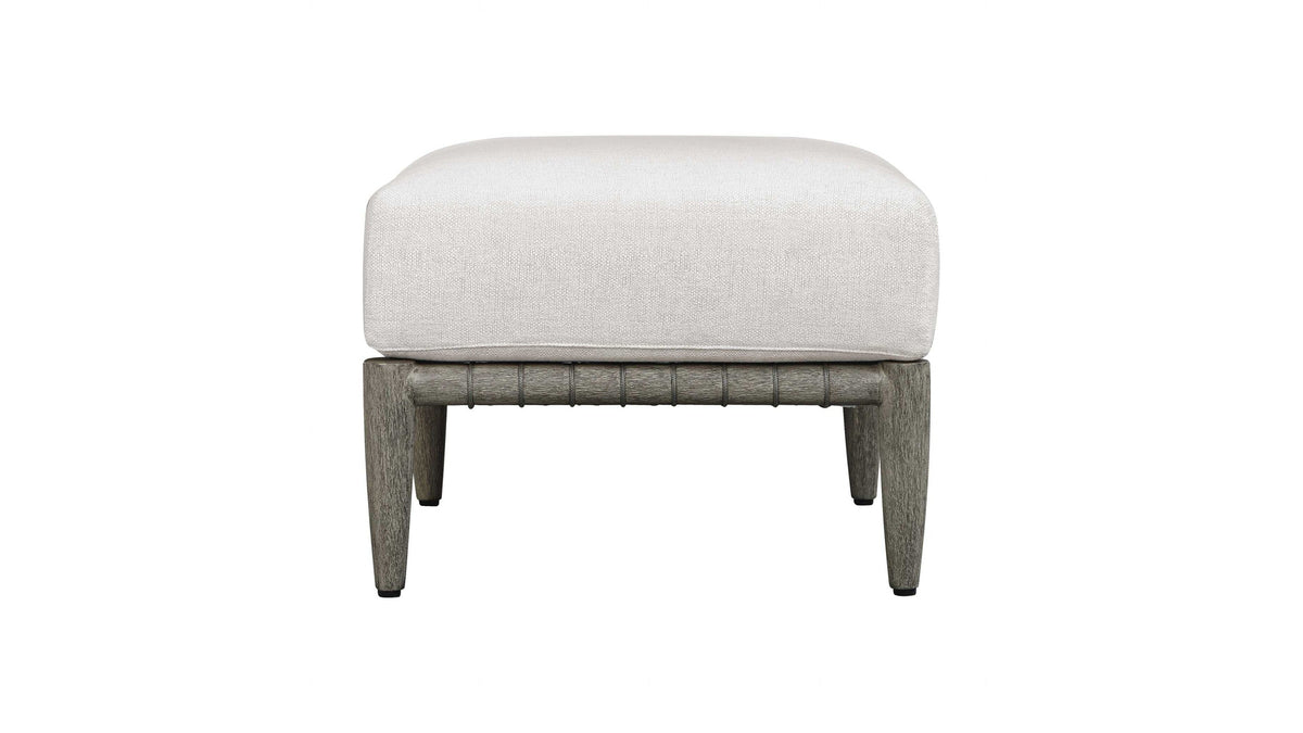 Borneo - Cushion Outdoor Ottoman - White