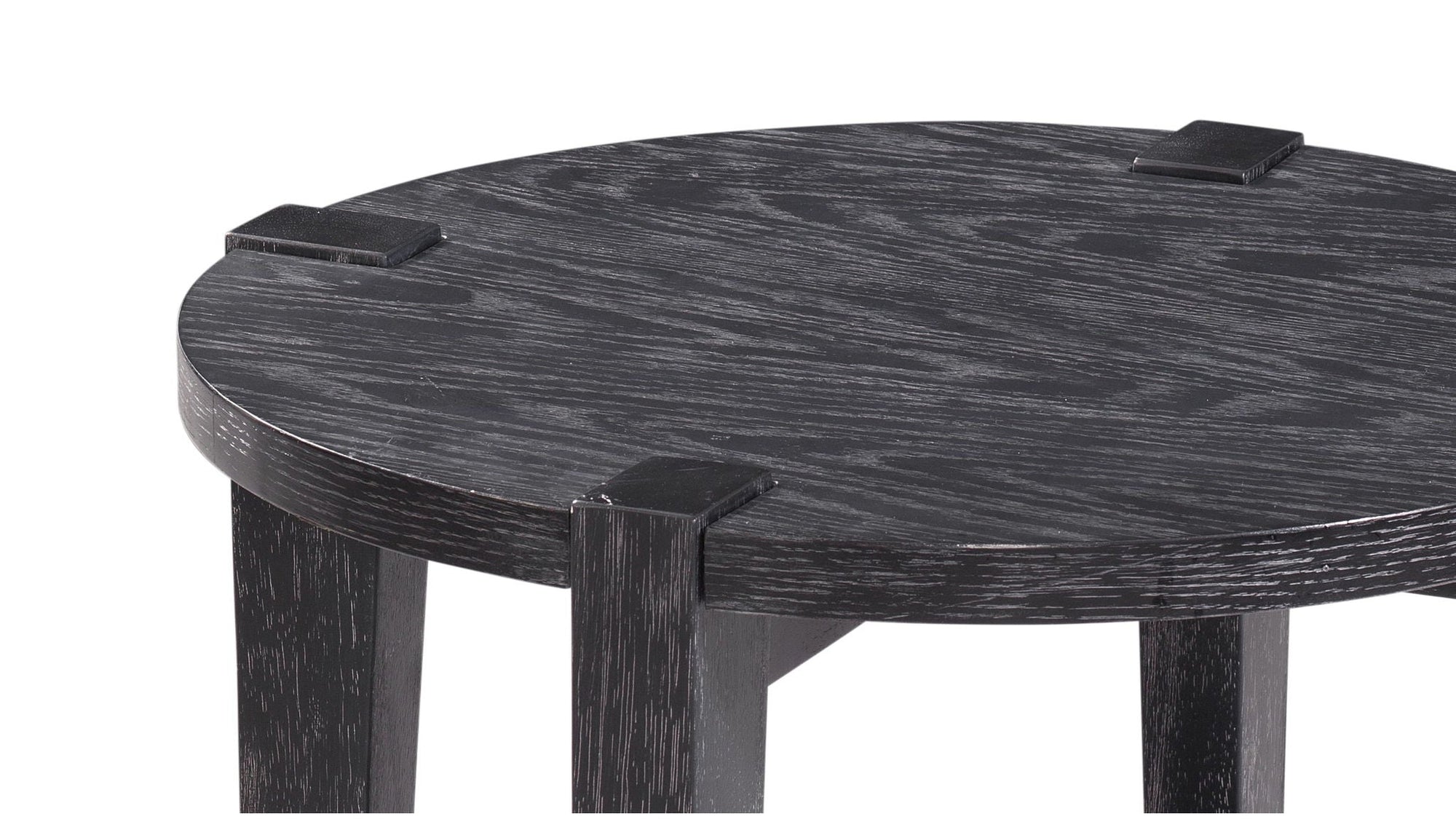 Whitfield - Round End Table - Black