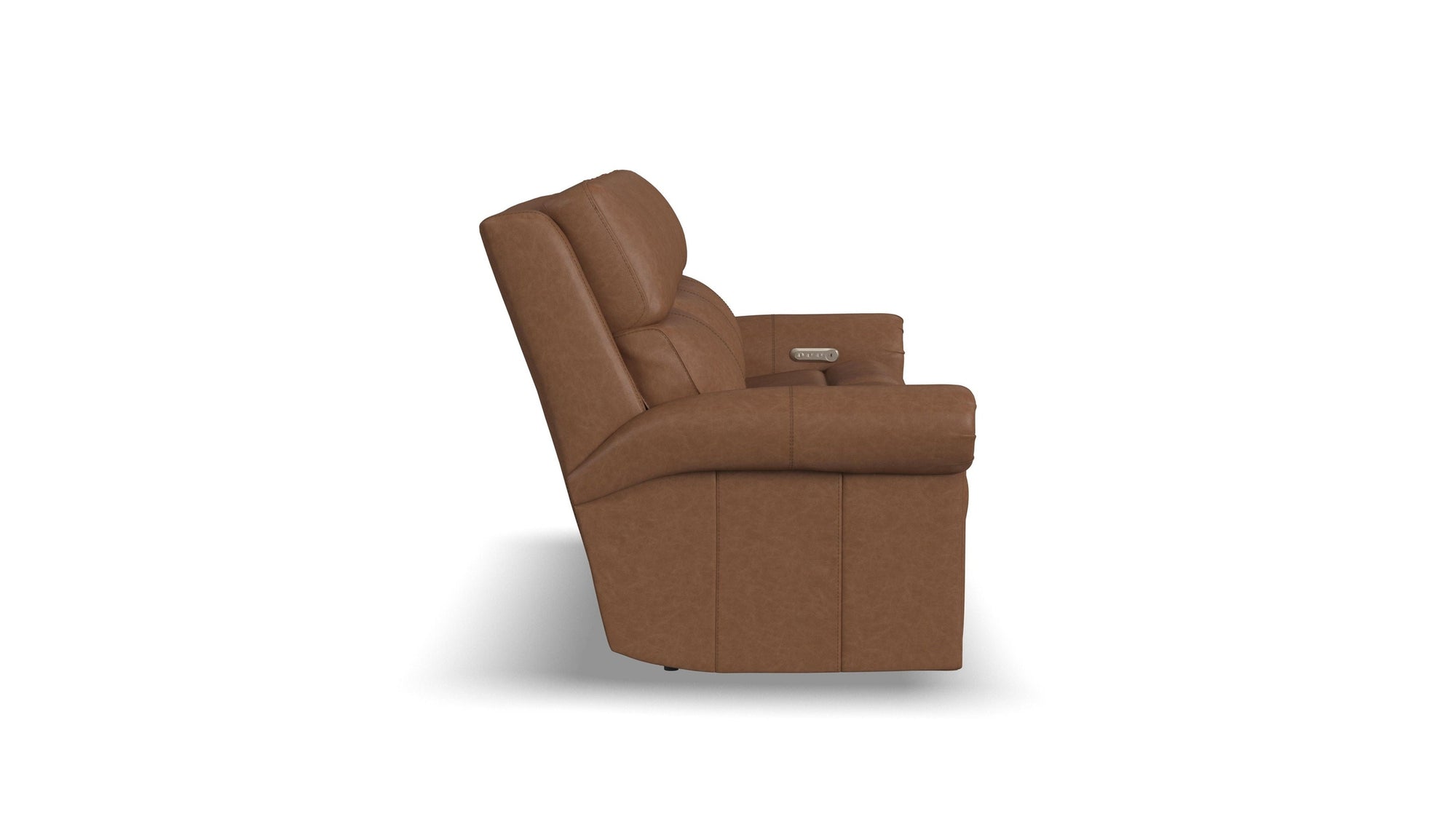 Bernard - Power Reclining Sofa With Console, Power Headrest, &amp; Lumbar