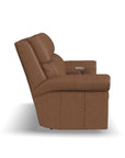 Bernard - Power Reclining Sofa With Console, Power Headrest, & Lumbar