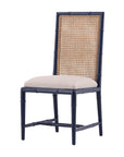 Casablanca - Side Chair - Blue / Light Brown
