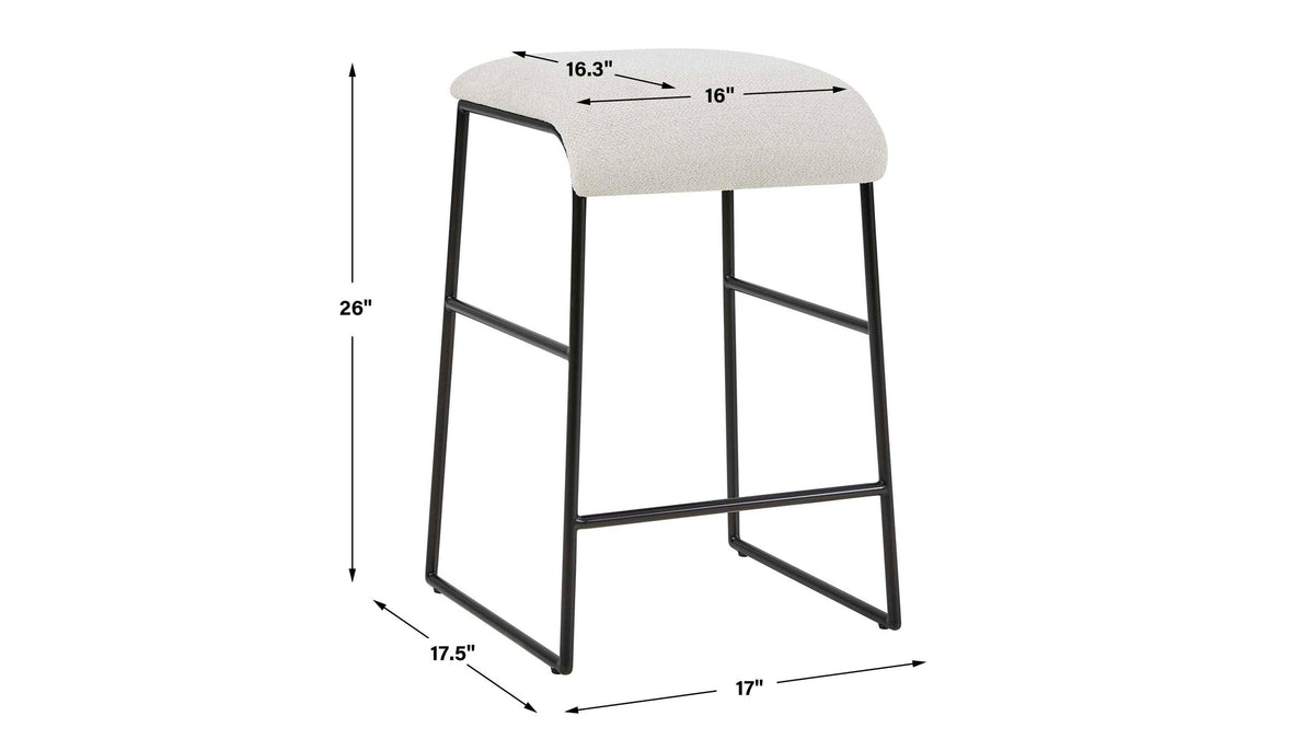Arcane - Counter Stool - Ecru