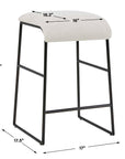 Arcane - Counter Stool - Ecru