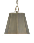 Granada - 1 Light Hexagon Pendant - Dark Gray