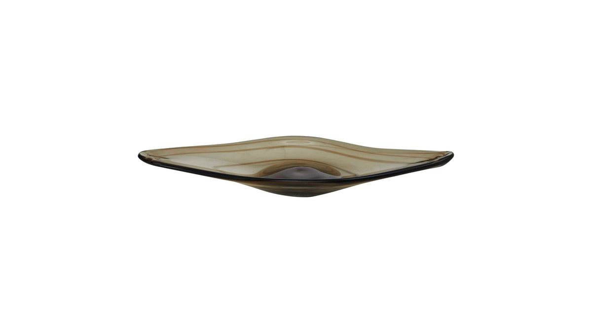 Soluna - Indoor-Outdoor Glass Bowl - Brown