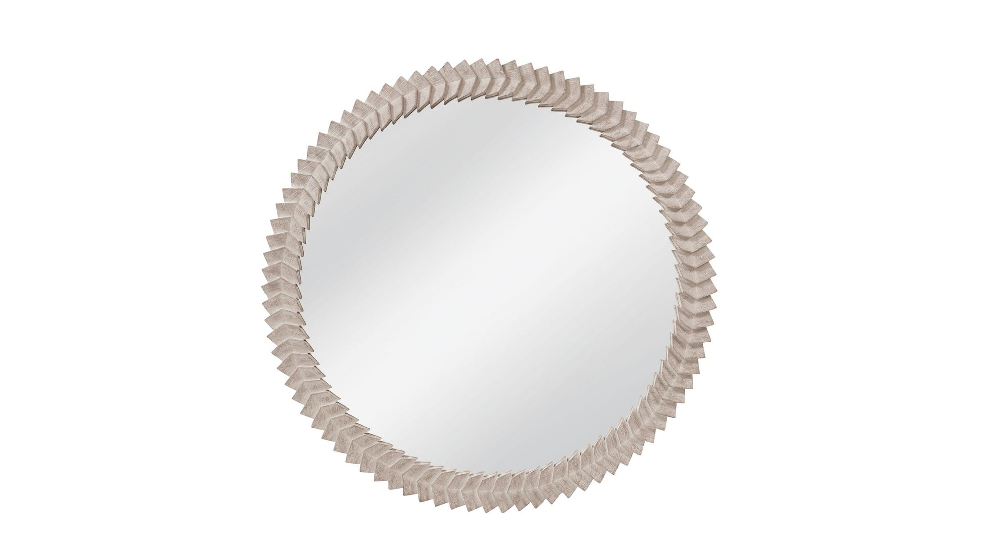 Claire - Wall Mirror - White Wash