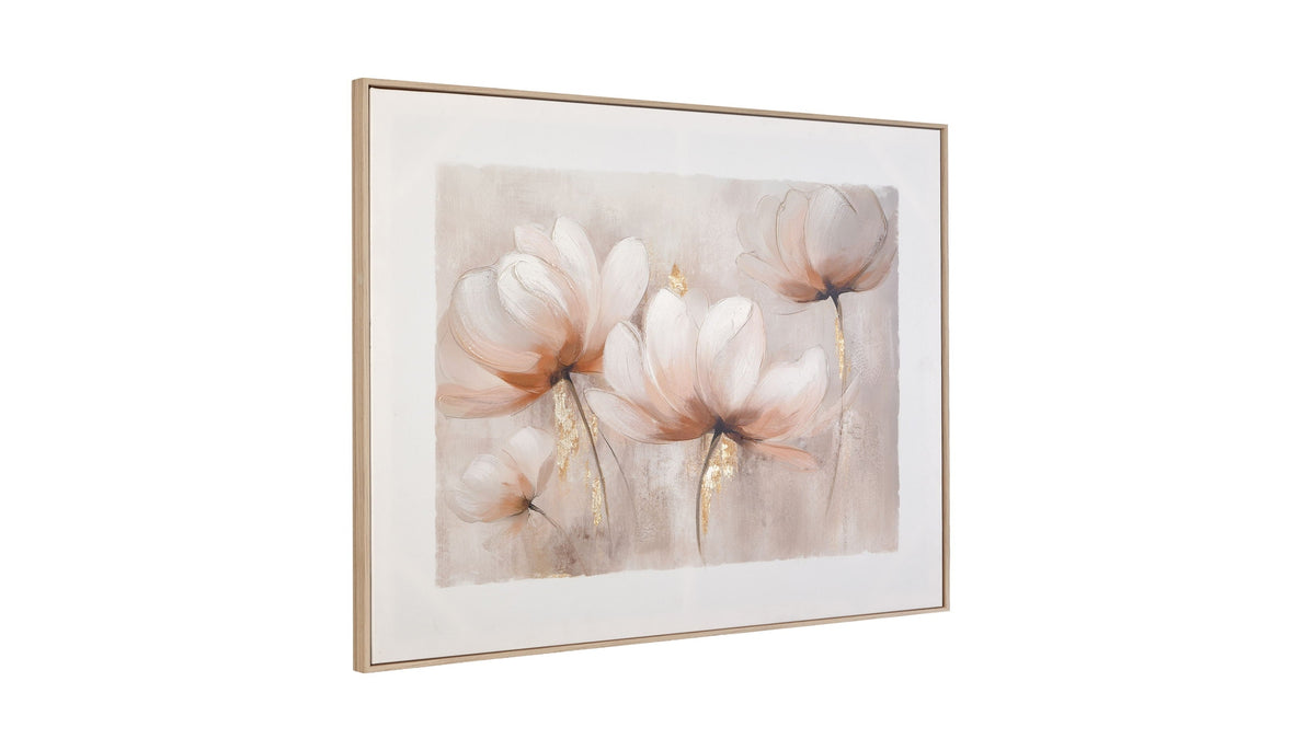 Blush Magnolia II Framed Canvas - Pink