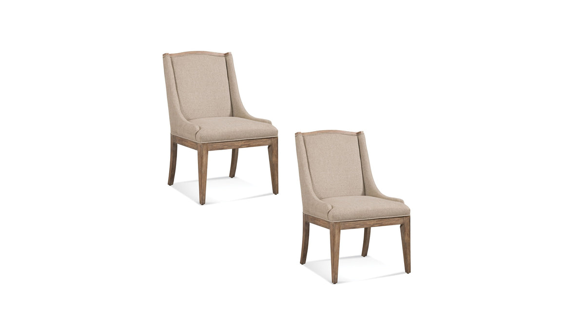 Sheffield- Buxton Parsons Dining Chair Set of 2 - Brown