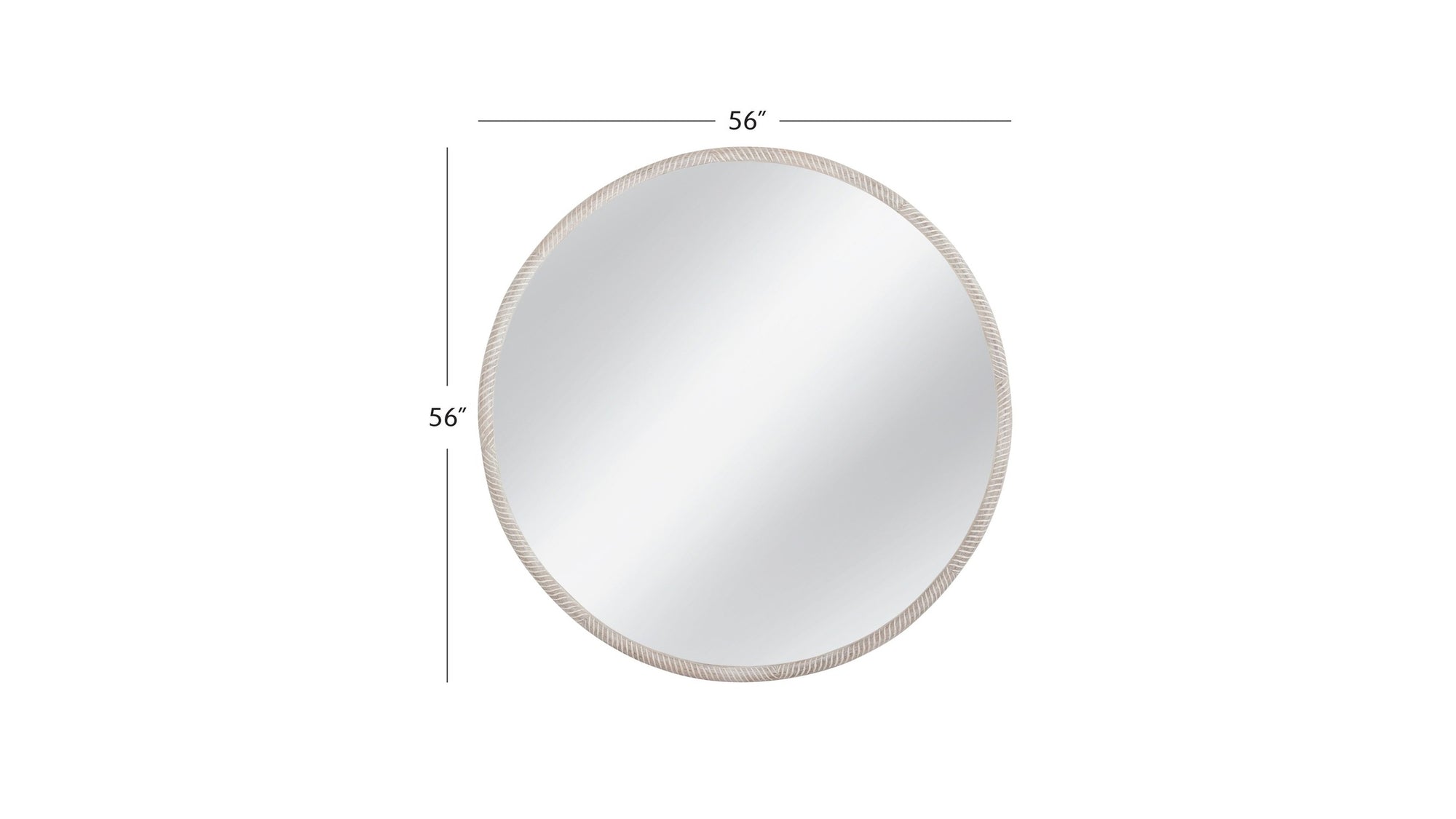 Bechet - Wall Mirror - White