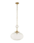 Bellaire - 1 Light Glass Shade Pendant - Gold