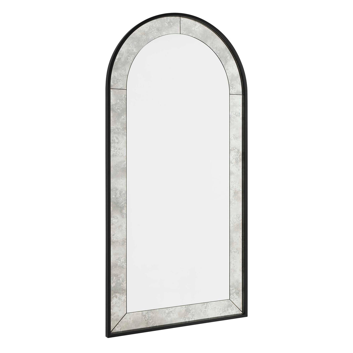 Marlowe - Antique Arch Mirror - Black
