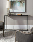 Coreene - Industrial Console Table - Black