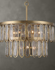 Aurelie - 9 Light Round Pendant - Brass