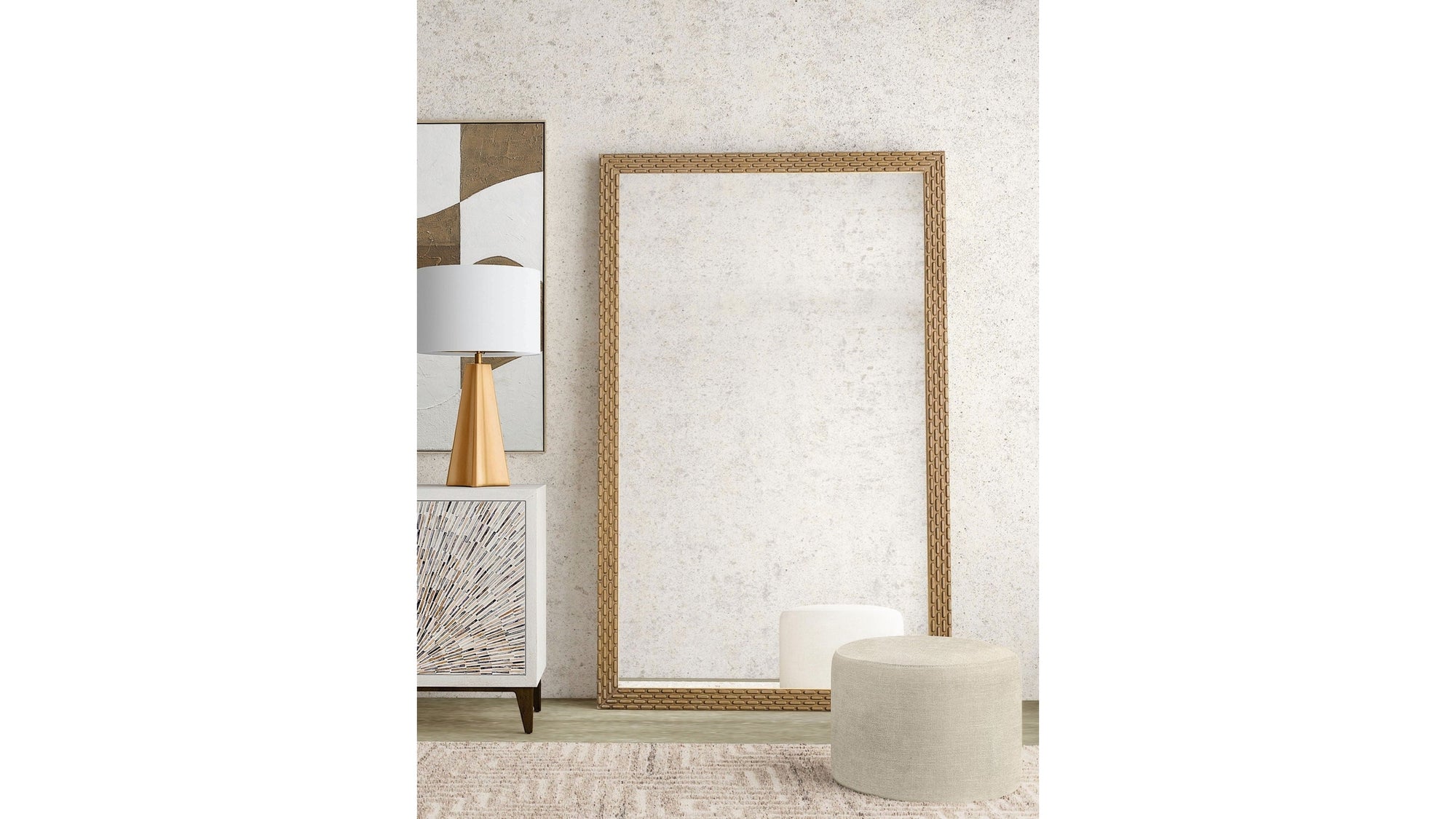 Ansul - Floor Mirror - Ant Gold