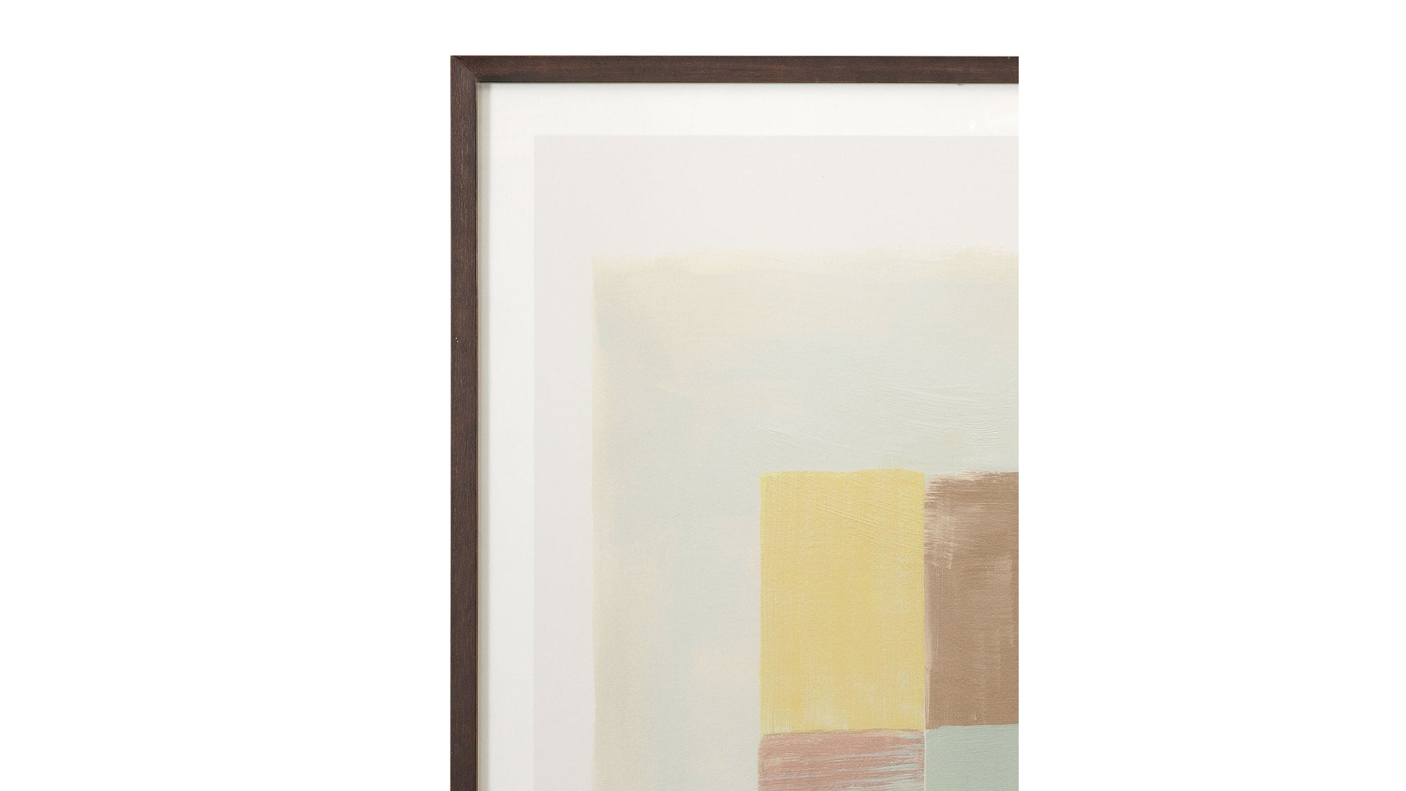 Sunny Patchwork II Framed Print - Gray