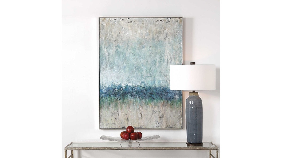 Tidal Wave - Abstract Art - Blue
