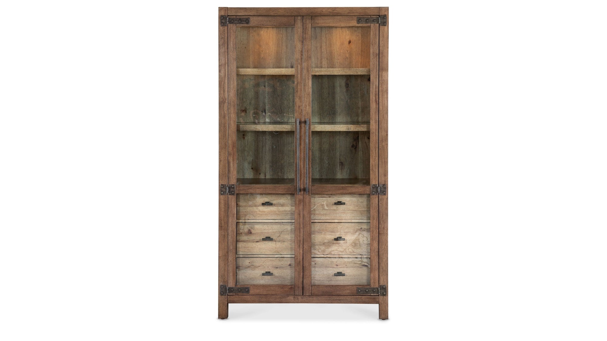 Vineyard Row - Display Cabinet - Light Brown