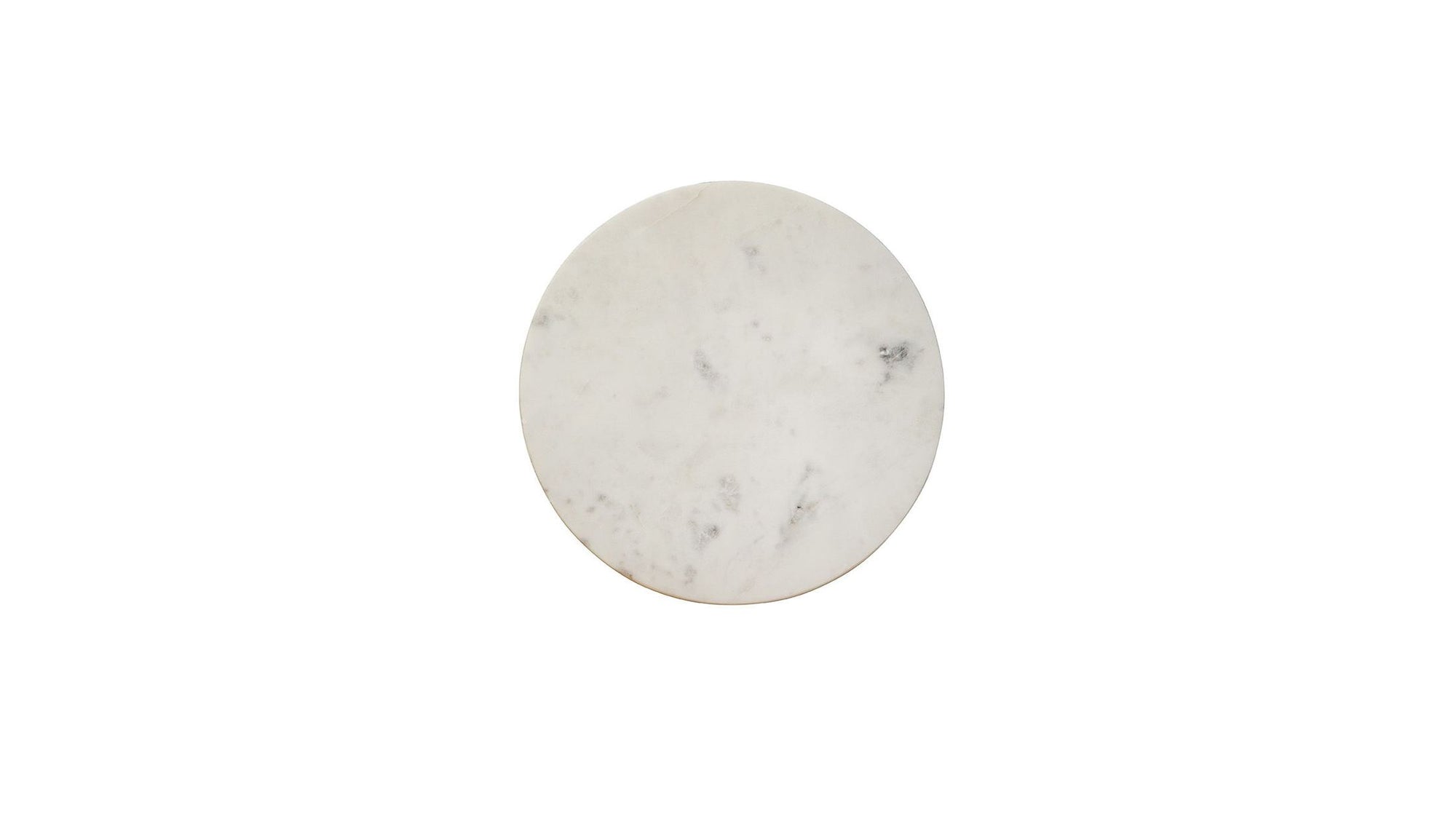 Moira - Side Table - White / Gold
