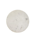 Moira - Side Table - White / Gold