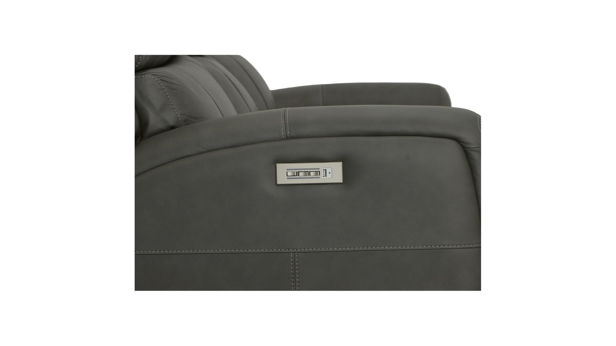 Linden - Power Reclining Sofa With Power Headrests &amp; Lumbar