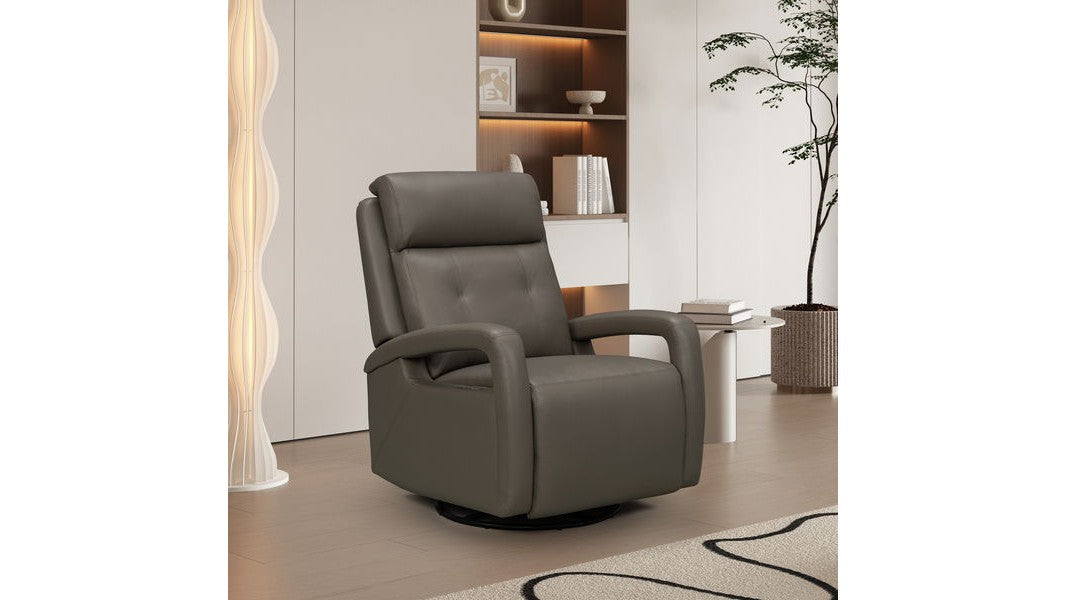 Gilbert - Power Swivel Glider Recliner With Power Recline, Power Headrest And Power Lumbar