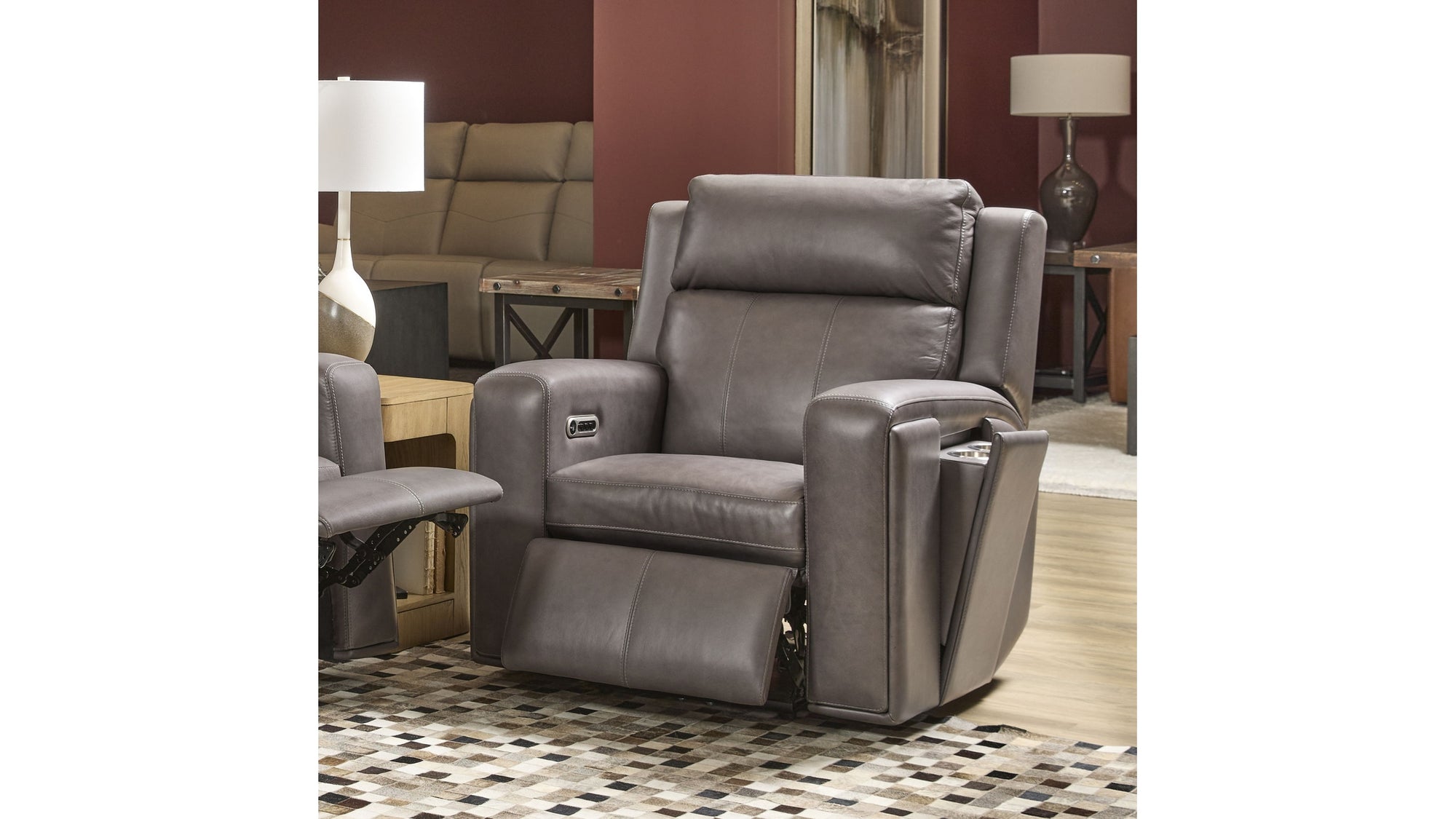 Wyatt - Power Recliner With Power Headrest &amp; Lumbar