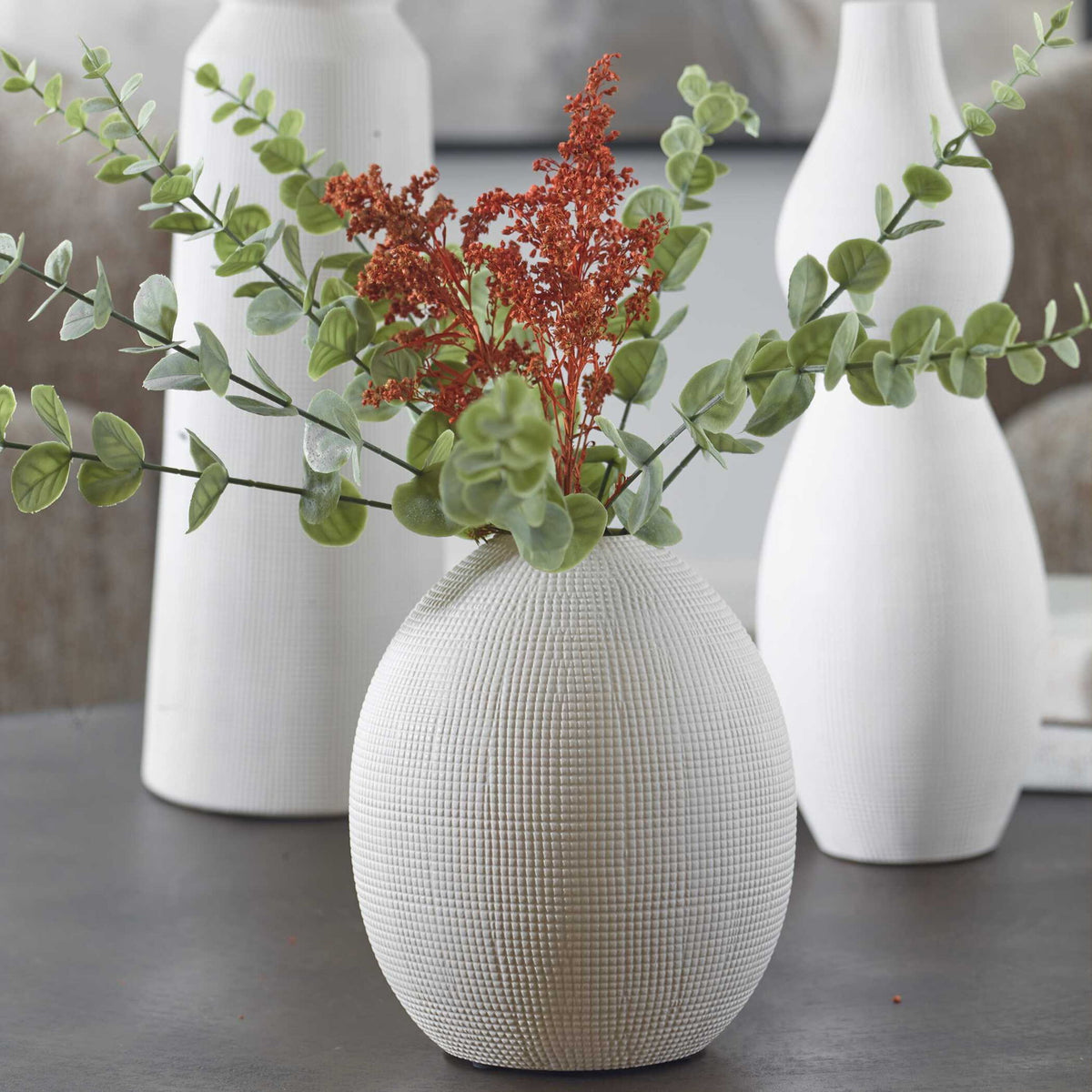 Forma - Ceramic Vases (Set of 3) - White