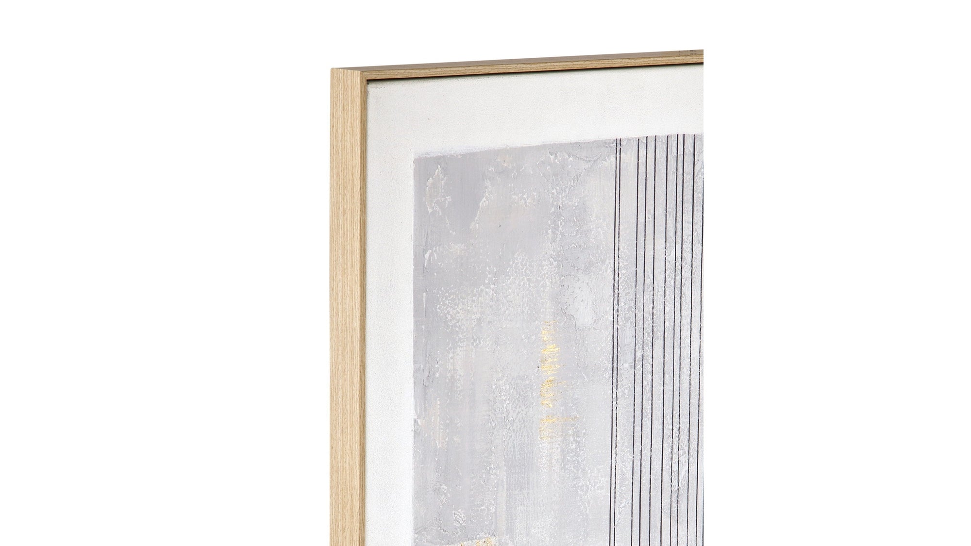 Razi Framed Canvas Set of 3 - Gray